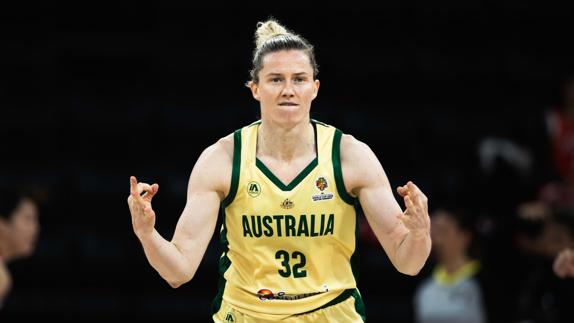 Australia player in official FIBA photography